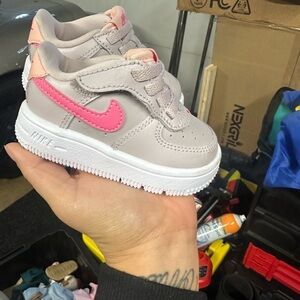 Nike Kids Sneakers - Pink and Gray